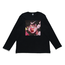 Load image into Gallery viewer, "Failed Projection" Cut and Sew Wide-body Long Sleeved Tee White/Black/Salmon Pink