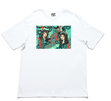 Load image into Gallery viewer, "Lava Land" Cut and Sew Wide-body Tee White/Beige