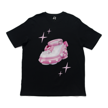 Load image into Gallery viewer, "Pinku" Cut and Sew Wide-body Tee White/Black