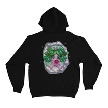 Load image into Gallery viewer, "Medusa Gorgon" Basic Hoodie White/Black/Cobalt Blue