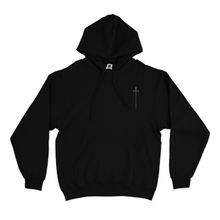 Load image into Gallery viewer, "White Knight" Basic Hoodie White/Black