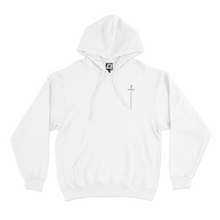 Load image into Gallery viewer, "White Knight" Basic Hoodie White/Black