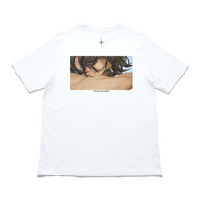 Load image into Gallery viewer, "The Fallen Angel" Cut and Sew Wide-body Tee White/Beige