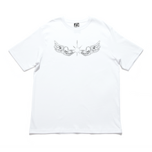 Load image into Gallery viewer, "The Fallen Angel" Cut and Sew Wide-body Tee White/Beige