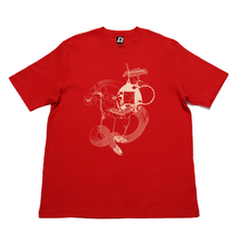 Load image into Gallery viewer, "Portable Pet" Cut and Sew Wide-body Tee Red / Black