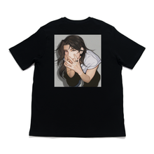 Load image into Gallery viewer, "Jin" Cut and Sew Wide-body Tee Black