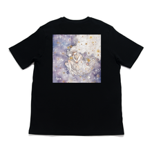Load image into Gallery viewer, "Starry Night" Cut and Sew Wide-body Tee White / Black