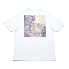 Load image into Gallery viewer, "Starry Night" Cut and Sew Wide-body Tee White / Black