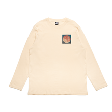 Load image into Gallery viewer, "Null Symbol" Cut and Sew Wide-body Long Sleeved Tee Black/Beige