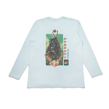 Load image into Gallery viewer, "Appetite For Science" Taper-Fit Heavy Cotton Long Sleeve Tee Mint