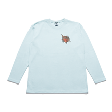 Load image into Gallery viewer, "Appetite For Science" Taper-Fit Heavy Cotton Long Sleeve Tee Mint