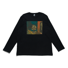 Load image into Gallery viewer, "Devoured Whole" Cut and Sew Wide-body Long Sleeved Tee Beige/ Black
