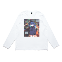 Load image into Gallery viewer, "Error" Cut and Sew Wide-body Long Sleeved Tee White/Black