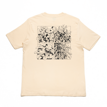 Load image into Gallery viewer, "Sword" Cut and Sew Wide-body Tee Beige