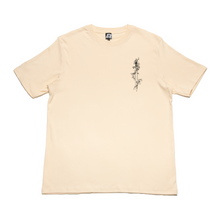 Load image into Gallery viewer, "Sword" Cut and Sew Wide-body Tee Beige