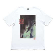 Load image into Gallery viewer, "Flutter" Cut and Sew Wide-body Tee White