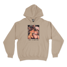 Load image into Gallery viewer, "Mi Amor" Basic Hoodie Black/Beige