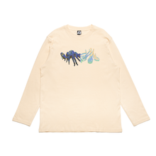 Load image into Gallery viewer, "Severance" Cut and Sew Wide-body Long Sleeved Tee Black/Beige