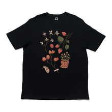 Load image into Gallery viewer, "Living Things" Cut and Sew Wide-body Tee Black/Beige