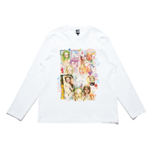 Load image into Gallery viewer, "Everything" Cut and Sew Wide-body Long Sleeved Tee White/Beige