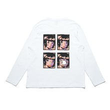 Load image into Gallery viewer, "New Phase" Cut and Sew Wide-body Long Sleeved Tee White