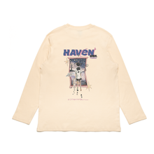 Load image into Gallery viewer, "Haven" Cut and Sew Wide-body Long Sleeved Tee Beige