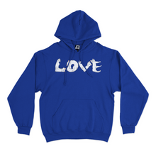 Load image into Gallery viewer, "Love" Basic Hoodie Cobalt Blue / Black