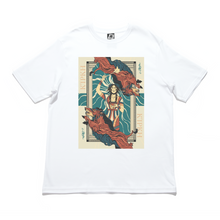 Load image into Gallery viewer, "Circe" Cut and Sew Wide-body Tee White/Beige