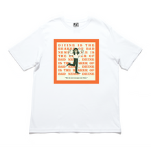 Load image into Gallery viewer, "2" Cut and Sew Wide-body Tee White/Beige