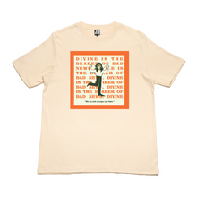 Load image into Gallery viewer, "2" Cut and Sew Wide-body Tee White/Beige