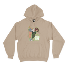 Load image into Gallery viewer, "Cool Girl" Fleece Hoodie Beige