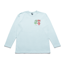 Load image into Gallery viewer, "Good Girl" Taper-Fit Heavy Cotton Long Sleeve Tee Mint