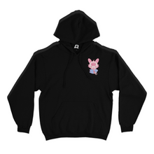 Load image into Gallery viewer, "Nasty" Fleece Hoodie Light Pink / Black