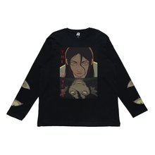 Load image into Gallery viewer, "Lovers" Cut and Sew Wide-body Long Sleeved Tee Beige /Black/ White