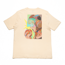 Load image into Gallery viewer, "Bad Apple" Cut and Sew Wide-body Tee Beige
