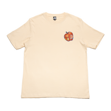 Load image into Gallery viewer, "Bad Apple" Cut and Sew Wide-body Tee Beige