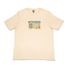 Load image into Gallery viewer, "Rotten" Cut and Sew Wide-body Tee Beige