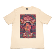 Load image into Gallery viewer, "The Lovers" Cut and Sew Wide-body Tee Black/ Beige