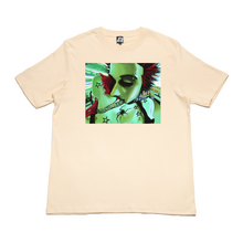 Load image into Gallery viewer, "Green Day" Cut and Sew Wide-body Tee Beige