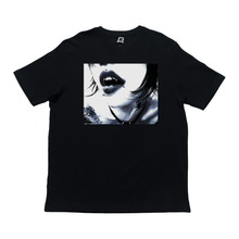 Load image into Gallery viewer, "Hell Blues" Cut and Sew Wide-body Tee White/Black