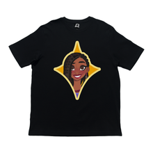 Load image into Gallery viewer, "GERARD" Cut and Sew Wide-body Tee Black