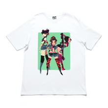 Load image into Gallery viewer, "Team Azula" Cut and Sew Wide-body Tee White