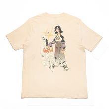 Load image into Gallery viewer, "Dragonblade" Cut and Sew Wide-body Tee Beige