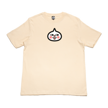Load image into Gallery viewer, "Dragonblade" Cut and Sew Wide-body Tee Beige