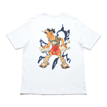 Load image into Gallery viewer, "Thunder" Cut and Sew Wide-body Tee White/Black