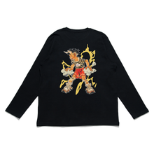 Load image into Gallery viewer, "Thunder" Cut and Sew Wide-body Long Sleeved Tee White/Black