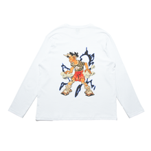 Load image into Gallery viewer, "Thunder" Cut and Sew Wide-body Long Sleeved Tee White/Black