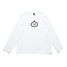 Load image into Gallery viewer, "Thunder" Cut and Sew Wide-body Long Sleeved Tee White/Black