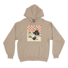 Load image into Gallery viewer, "Pizza" Basic Hoodie Black/Beige