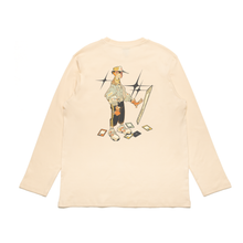 Load image into Gallery viewer, "TCG Boi" Cut and Sew Wide-body Long Sleeved Tee Beige / Red